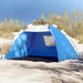 Cort camping 2 persoane albastru azur impermeabil setare rapidă - WALTI WALTI
