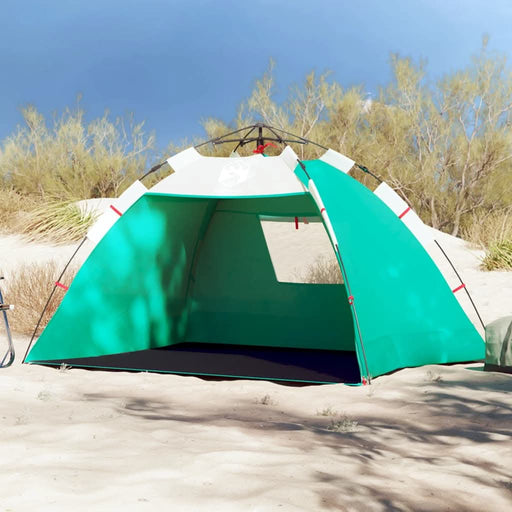 Cort camping 2 persoane verde marin impermeabil setare rapidă - WALTI WALTI