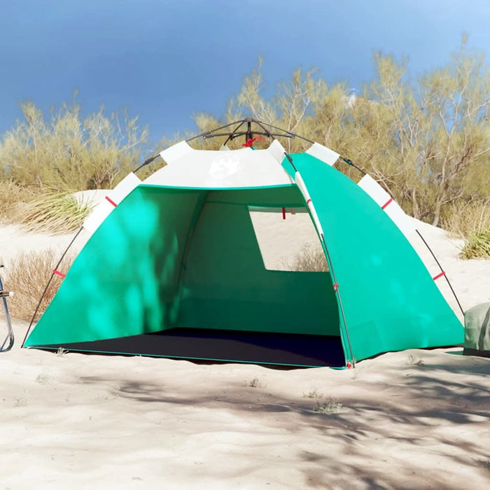 Cort camping 2 persoane verde marin impermeabil setare rapidă - WALTI WALTI