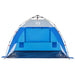Cort camping 2 persoane albastru azur impermeabil setare rapidă - WALTI WALTI