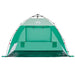 Cort camping 2 persoane verde marin impermeabil setare rapidă - WALTI WALTI