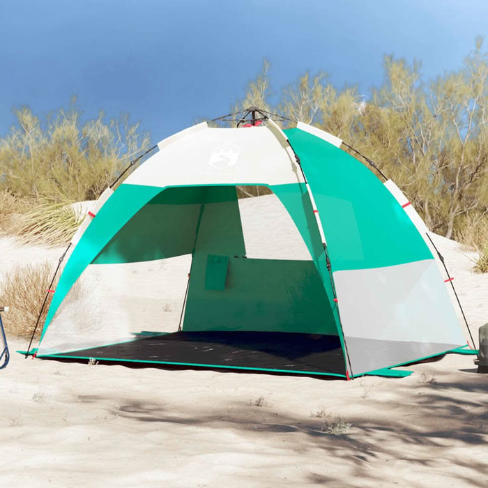 Cort camping 2 persoane verde marin impermeabil setare rapidă - WALTI WALTI