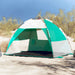 Cort camping 2 persoane verde marin impermeabil setare rapidă - WALTI WALTI