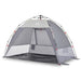 Cort camping 2 persoane gri impermeabil setare rapidă - WALTI WALTI