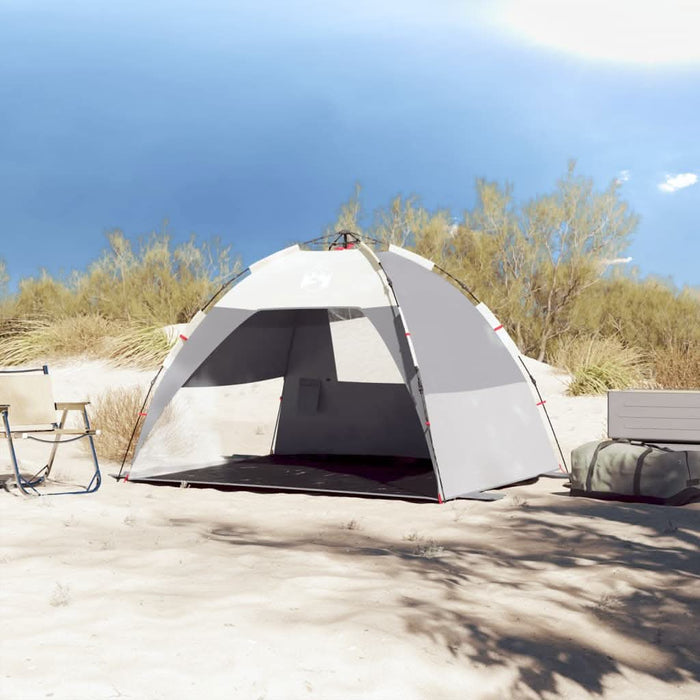 Cort camping 2 persoane gri impermeabil setare rapidă - WALTI WALTI