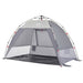 Cort camping 2 persoane gri impermeabil setare rapidă - WALTI WALTI