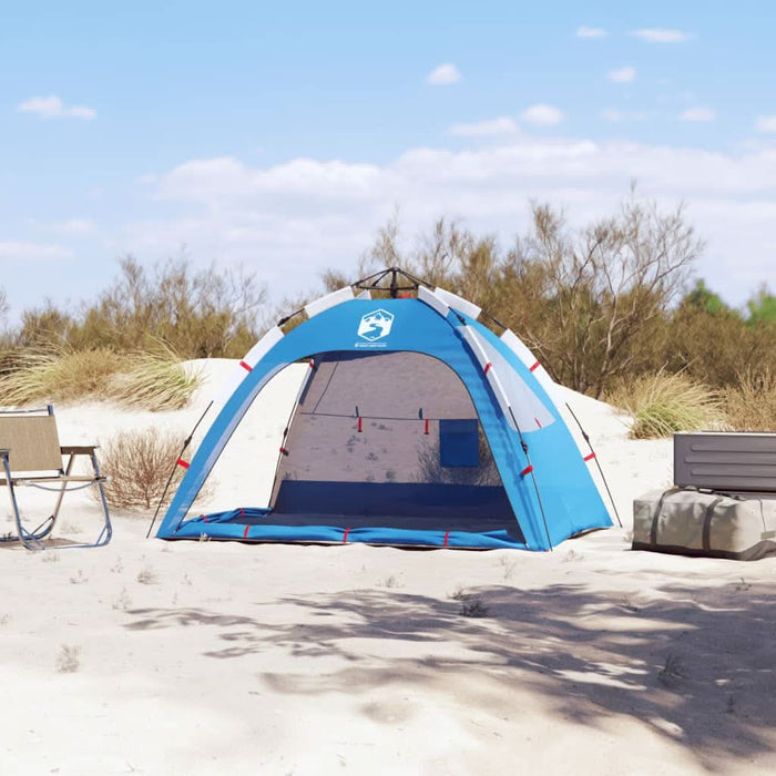 Cort camping 2 persoane albastru azur impermeabil setare rapidă - WALTI WALTI