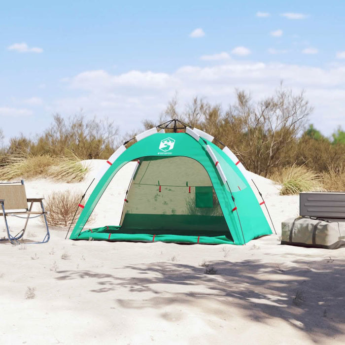 Cort camping 2 persoane verde marin impermeabil setare rapidă - WALTI WALTI