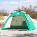 Cort camping 2 persoane verde marin impermeabil setare rapidă - WALTI WALTI