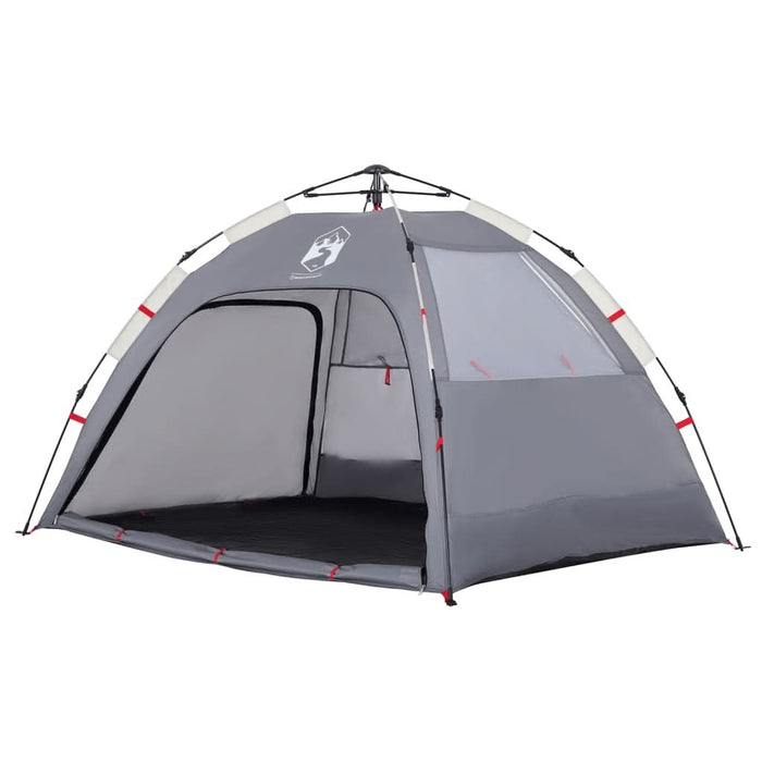 Cort camping 2 persoane gri impermeabil setare rapidă - WALTI WALTI