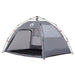 Cort camping 2 persoane gri impermeabil setare rapidă - WALTI WALTI