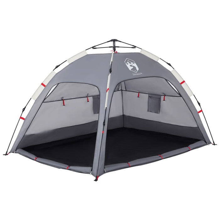 Cort camping 2 persoane gri impermeabil setare rapidă - WALTI WALTI
