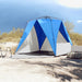 Cort camping 4 persoane albastru azur impermeabil setare rapidă - WALTI WALTI
