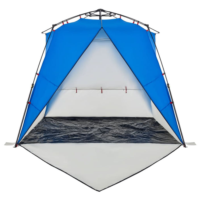 Cort camping 4 persoane albastru azur impermeabil setare rapidă - WALTI WALTI