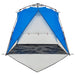 Cort camping 4 persoane albastru azur impermeabil setare rapidă - WALTI WALTI