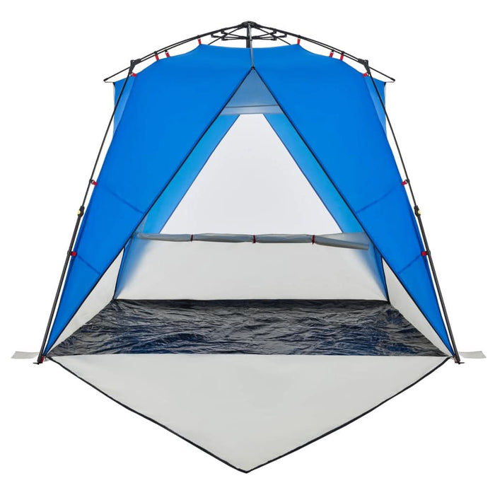 Cort camping 4 persoane albastru azur impermeabil setare rapidă - WALTI WALTI