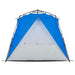 Cort camping 4 persoane albastru azur impermeabil setare rapidă - WALTI WALTI