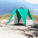 Cort camping 4 persoane verde marin impermeabil setare rapidă - WALTI WALTI