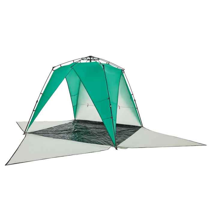 Cort camping 4 persoane verde marin impermeabil setare rapidă - WALTI WALTI