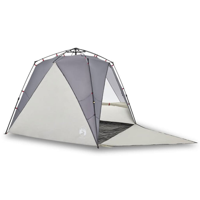 Cort camping 4 persoane gri impermeabil setare rapidă - WALTI WALTI