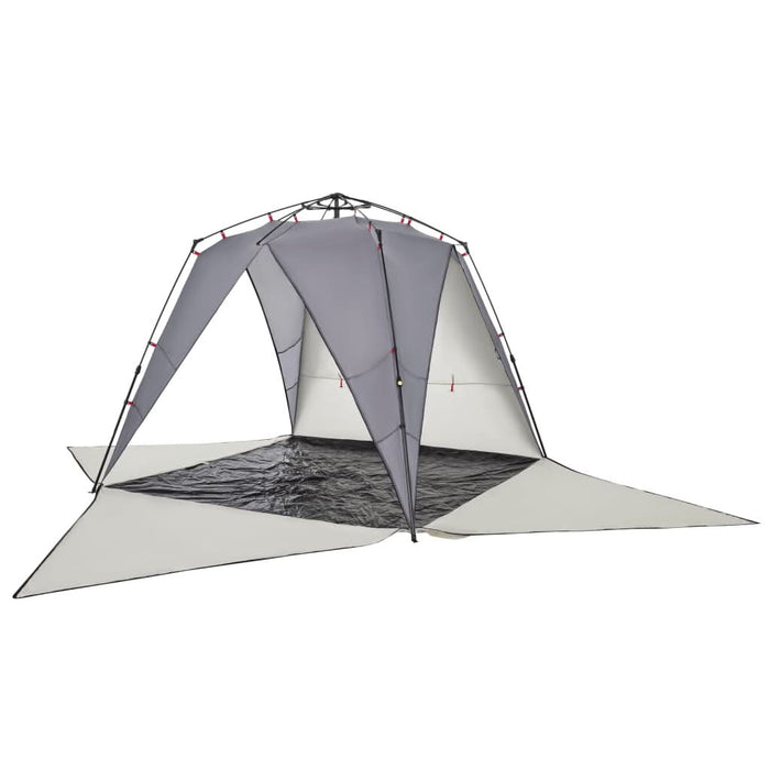 Cort camping 4 persoane gri impermeabil setare rapidă - WALTI WALTI