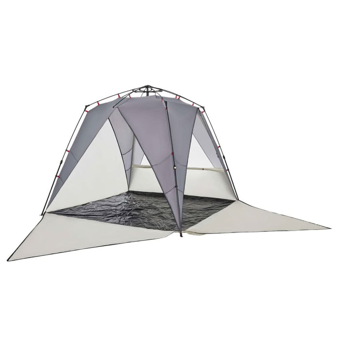Cort camping 4 persoane gri impermeabil setare rapidă - WALTI WALTI