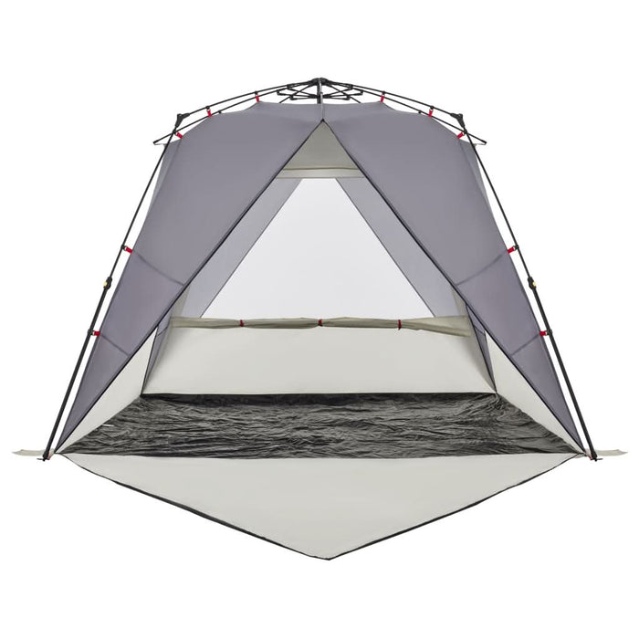 Cort camping 4 persoane gri impermeabil setare rapidă - WALTI WALTI
