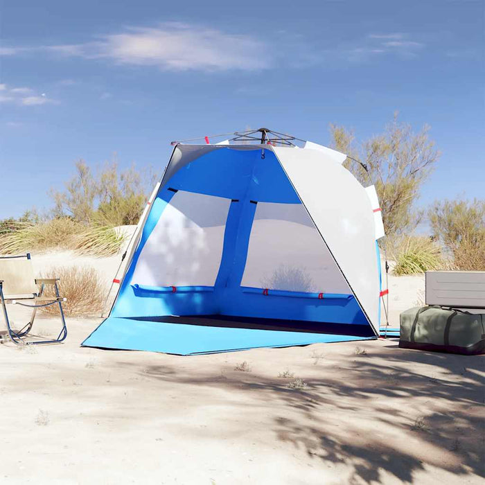 Cort camping 3 persoane albastru azur impermeabil setare rapidă - WALTI WALTI