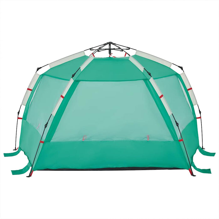 Cort camping 3 persoane verde marin impermeabil setare rapidă - WALTI WALTI