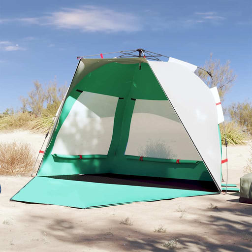 Cort camping 3 persoane verde marin impermeabil setare rapidă - WALTI WALTI