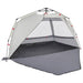 Cort camping 3 persoane gri impermeabil setare rapidă - WALTI WALTI