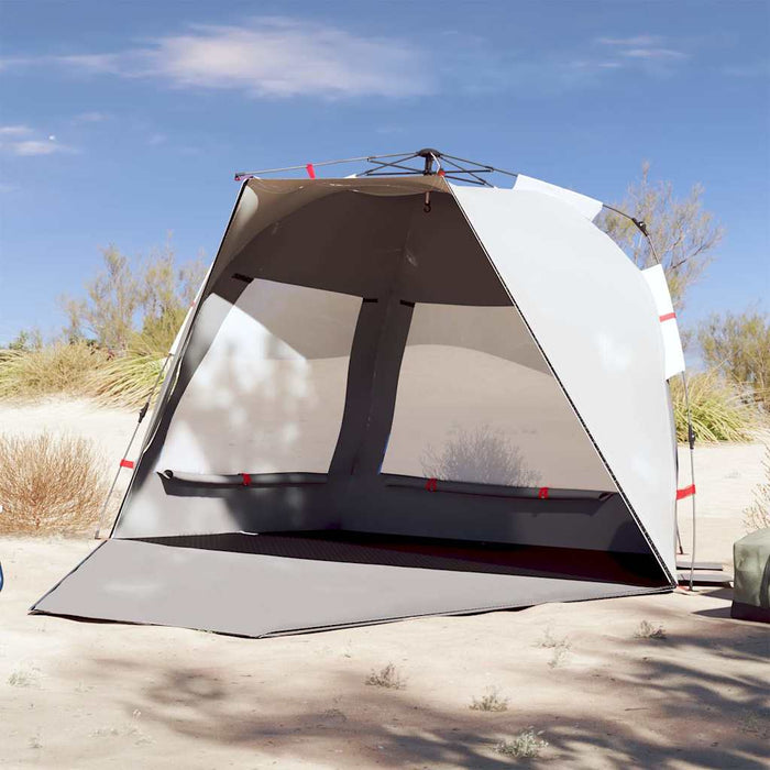 Cort camping 3 persoane gri impermeabil setare rapidă - WALTI WALTI