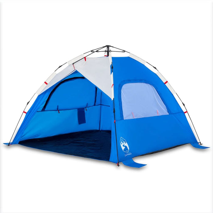 Cort camping 3 persoane albastru azur impermeabil setare rapidă - WALTI WALTI