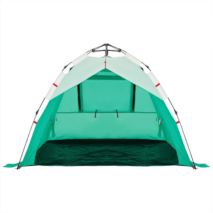 Cort camping 3 persoane verde marin impermeabil setare rapidă - WALTI WALTI