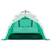 Cort camping 3 persoane verde marin impermeabil setare rapidă - WALTI WALTI