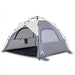 Cort camping 3 persoane gri impermeabil setare rapidă - WALTI WALTI