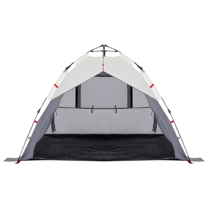 Cort camping 3 persoane gri impermeabil setare rapidă - WALTI WALTI
