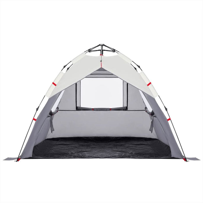 Cort camping 3 persoane gri impermeabil setare rapidă - WALTI WALTI