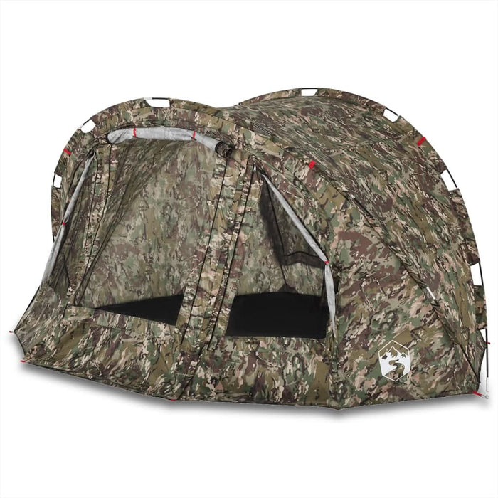 Cort de pescuit pentru 4 persoane, camuflaj, impermeabil - WALTI WALTI