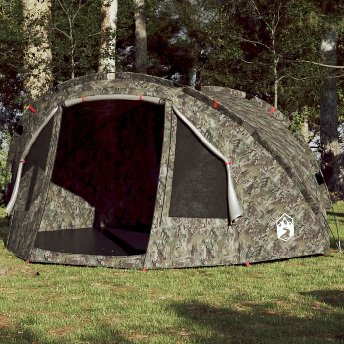 Cort de pescuit pentru 4 persoane, camuflaj, impermeabil - WALTI WALTI