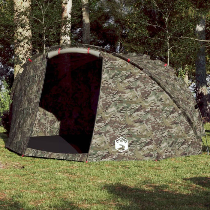 Cort de pescuit pentru 5 persoane, camuflaj, impermeabil - WALTI WALTI