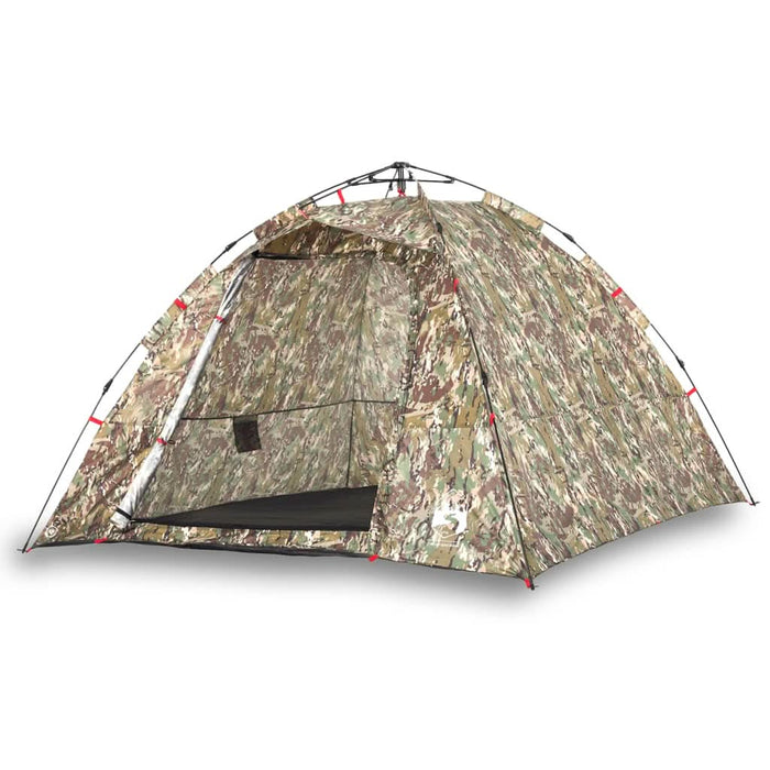 Cort de pescuit pentru 4 persoane, camuflaj, setare rapidă - WALTI WALTI