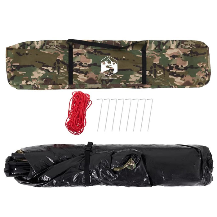 Cort de pescuit pentru 4 persoane, camuflaj, setare rapidă - WALTI WALTI