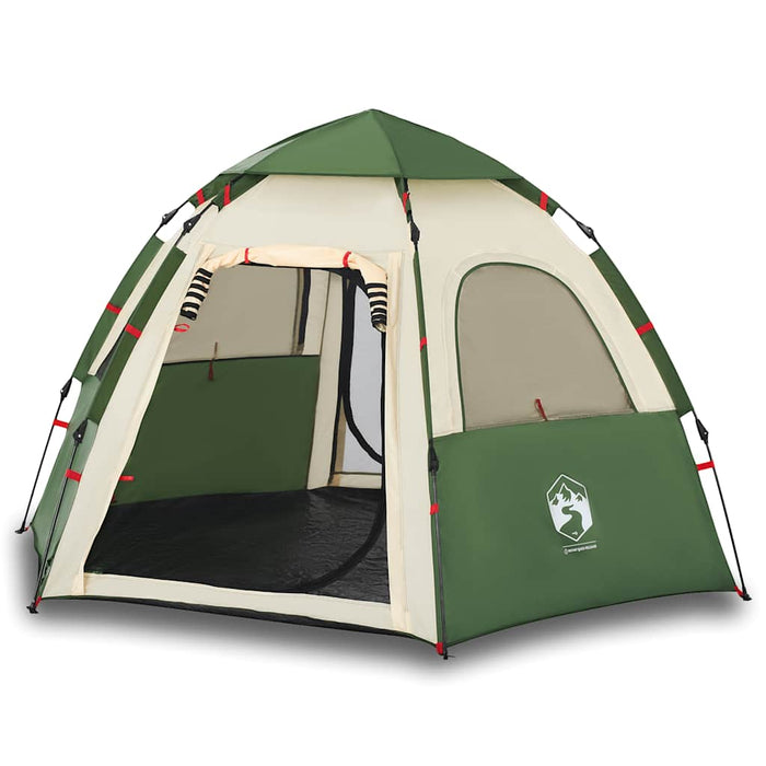Cort de familie pentru 4 persoane verde setare rapidă - WALTI WALTI
