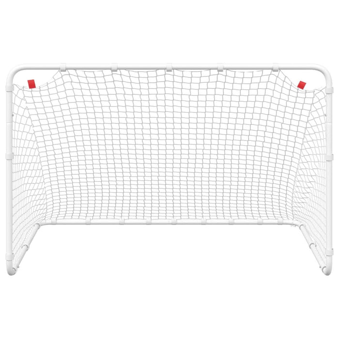 Poartă de fotbal, alb, 122x81x81 cm, oțel - WALTI WALTI