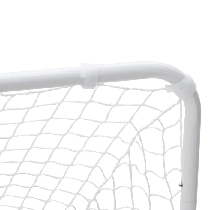 Poartă de fotbal, alb, 122x81x81 cm, oțel - WALTI WALTI