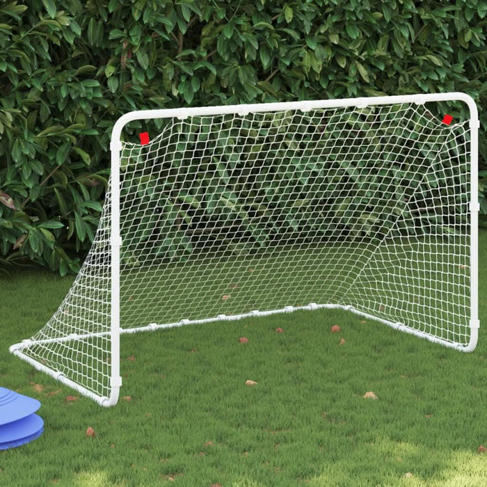 Poartă de fotbal, alb, 122x81x81 cm, oțel - WALTI WALTI
