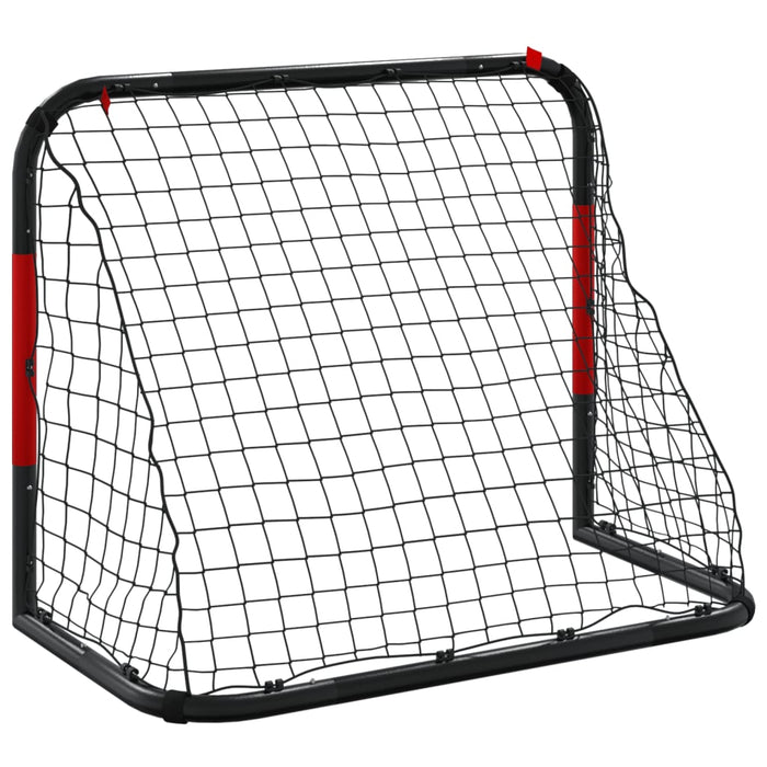 Poartă de fotbal cu plasă, roșu și negru, 90x48x71 cm, oțel - WALTI WALTI