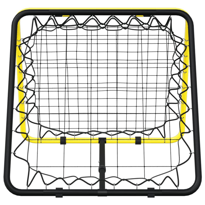 Plasă de ricoșeu fotbal dublă, reglabilă, galben/negru, oțel - WALTI WALTI