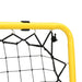 Plasă de ricoșeu fotbal dublă, reglabilă, galben/negru, oțel - WALTI WALTI
